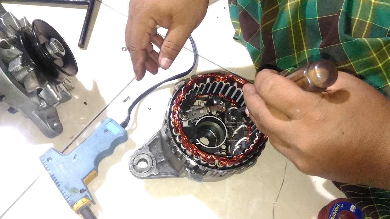 rakit alternator dinamo ampere 24V ps 120