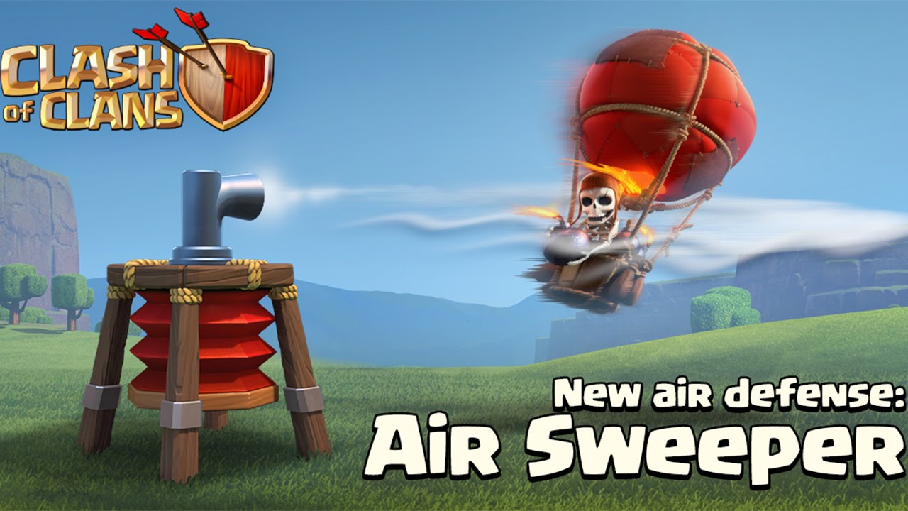 CLASH OF CLANS: UPDATE: Der Luftfeger/ Air Sweeper! ✭ Let's Play Clash of Clans [Deutsch/German HD]