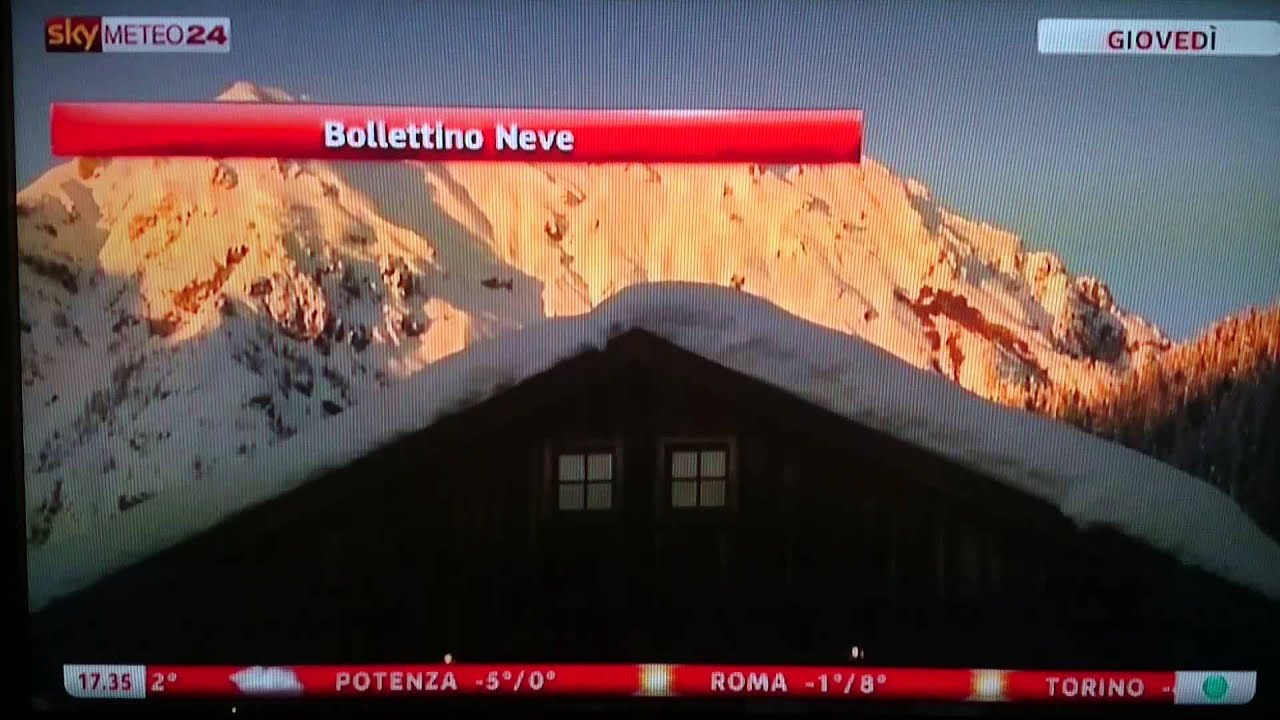 SKY METEO 24 - BOLLETTINO NEVE