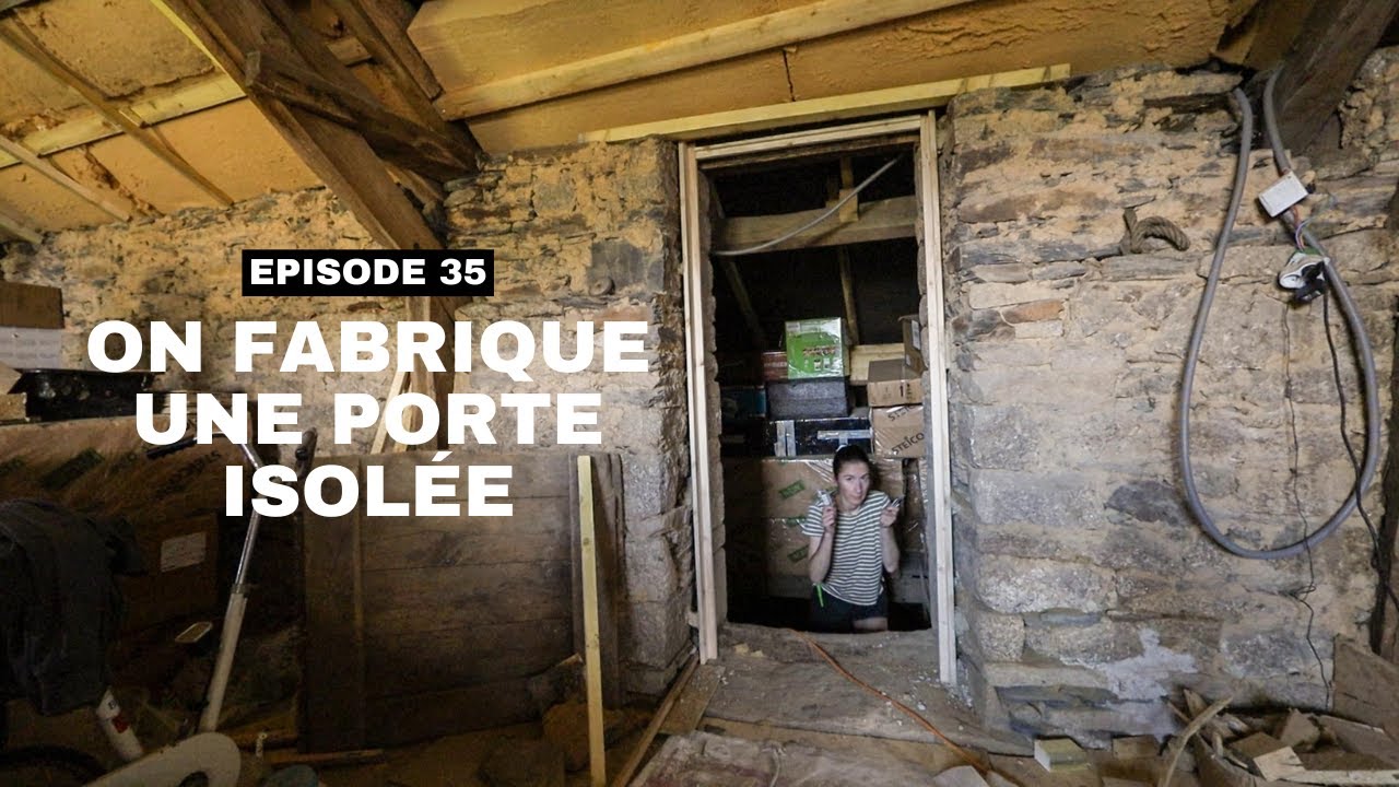 Une porte isolée, du vélo et des tulipes - RENOVATION EP35