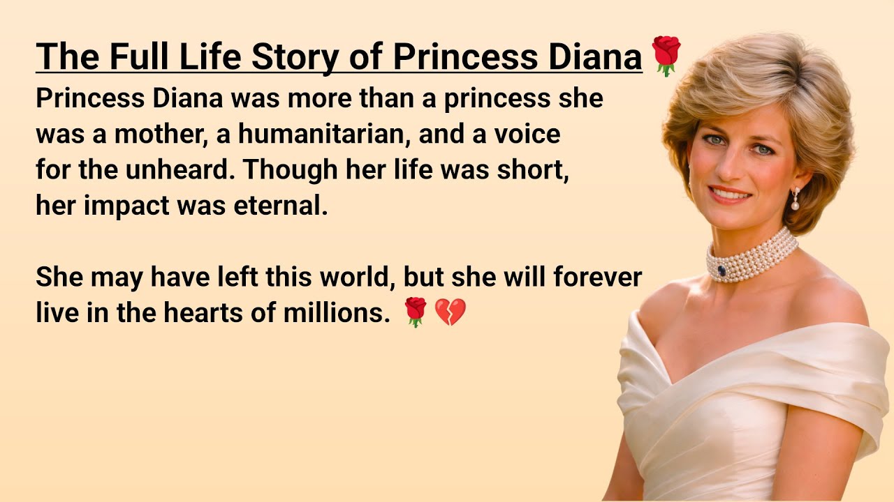 Princess Diana’s Life Story | Love, Pain, Courage & Legacy🌹
