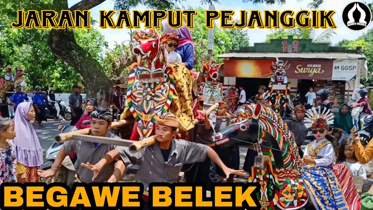 BEGAWE BELEK atraksi jaran pejanggik di taring Ipin gawe