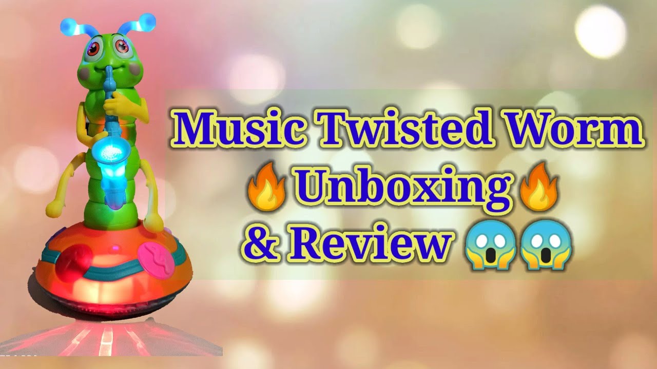 Music Twisted Worm 🔥Unboxing 🔥 & Review 😱😱. #Toys#Creation#shorts