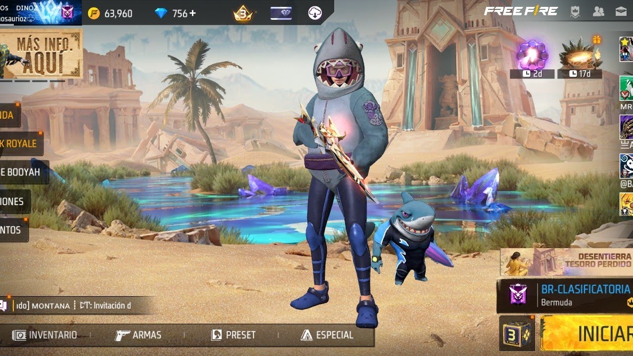 noche de haciendo salas por diversión en free fire