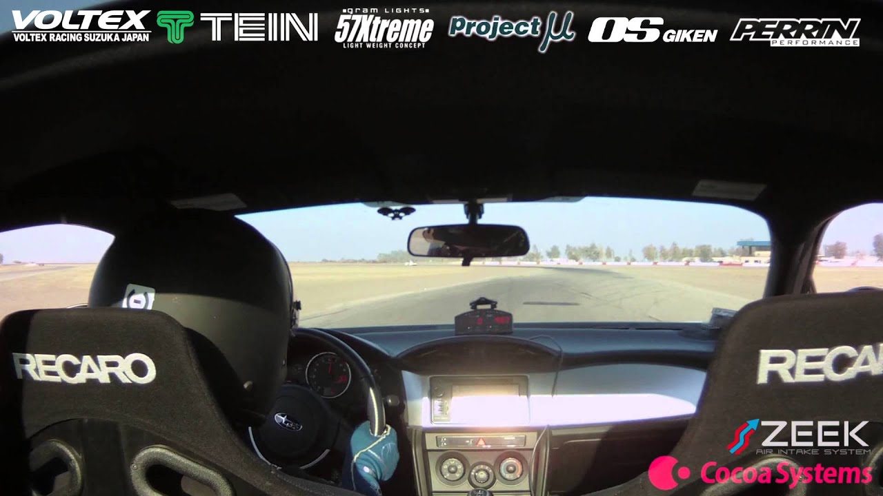 Evasive BRZ breaks sub 2:00 at Buttonwillow CW13 on street tires! Laptime 1:59.9