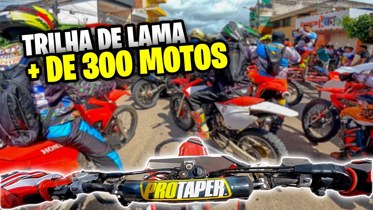 TRILHA DE LAMA EM MACAPARANA-PE COM + DE 300 MOTOS! (Parte 1)