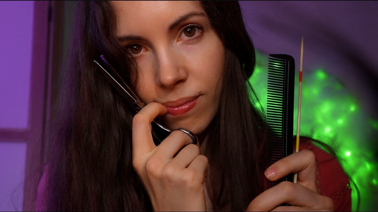 ASMR Haircut & Scalp Treatment (Close & Comforting)