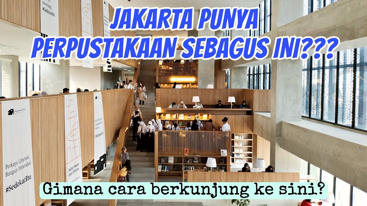 PERPUSTAKAAN TERPANJANG DI JAKARTA BUKA LANGSUNG DISERBU | PERPUSTAKAAN CIKINI TAMAN ISMAIL MARZUKI