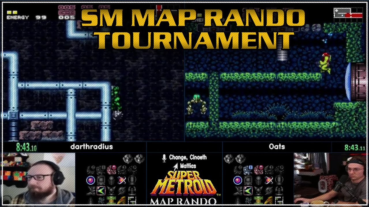 Oats vs DarthRadius | Winners Round 2 | SM Map Rando Tournament 2026