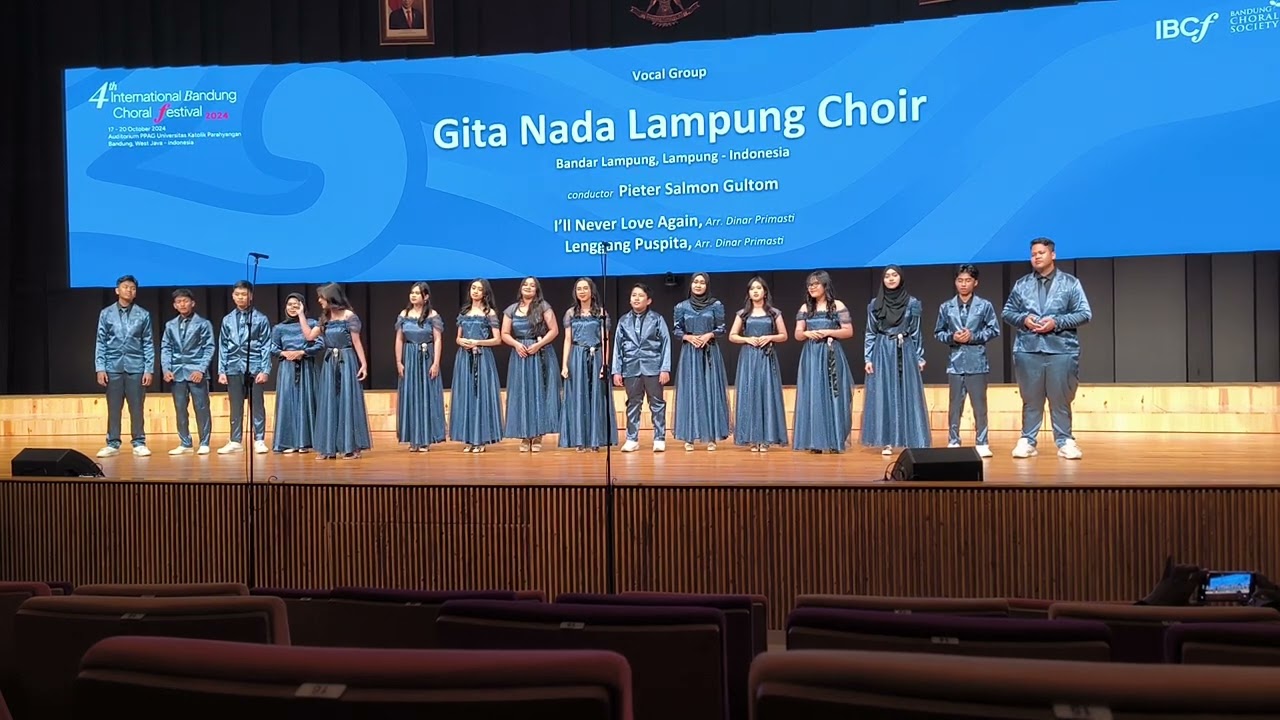 I'll Never Love Again - Vocal Grup - Gita Nada Lampung Choir