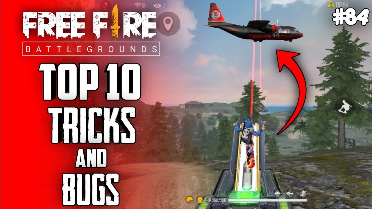Top 10 New Tricks In Free Fire | New Bug/Glitches In Garena Free Fire #84