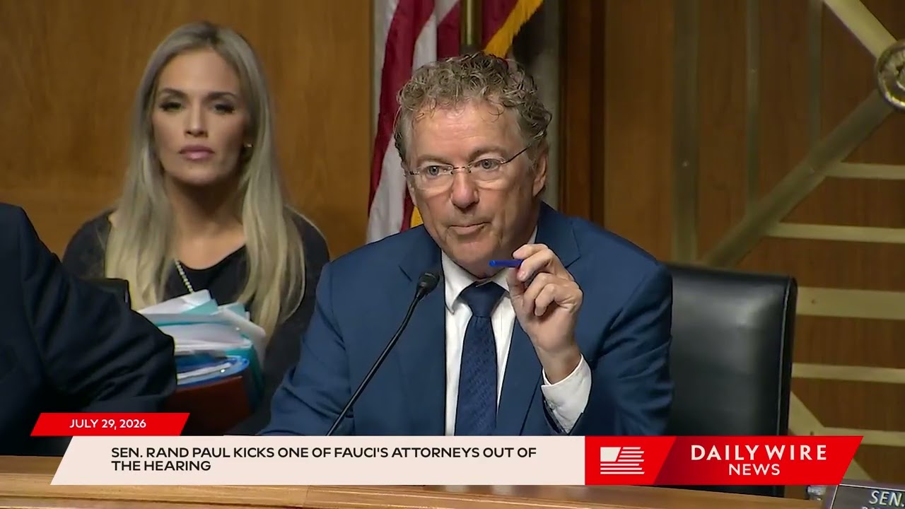 Rand Paul wyrzuca prawnika Fauciego z przesłuchania &ndash; &bdquo;Nie udzielam głosu&rdquo;