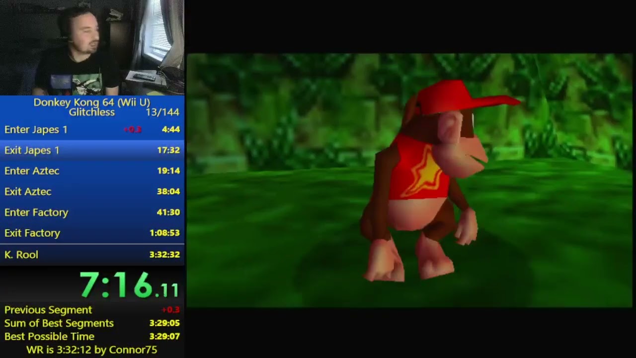 DK64 Glitchless in 3:31:34 (World Record)
