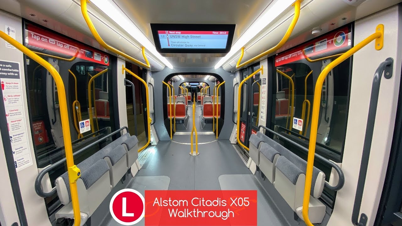 Sydney Light Rail Vlog 29: Alstom Citadis X05 Walkthrough