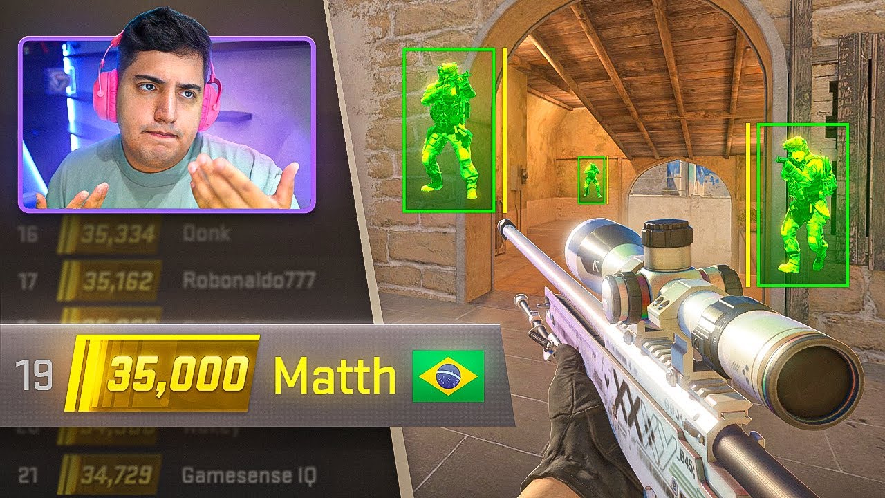 novo TOP 1 Brasileiro do PREMIER MODE DEIXOU VAZAR WALLHACK (mais uma vergonha pro cenário nacional)