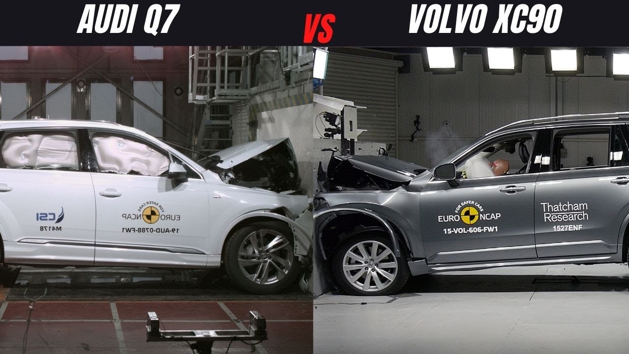 2024 Volvo XC90 vs 2024 Audi Q7 - Euro NCAP Crash Test Results | Which SUV is Safer?