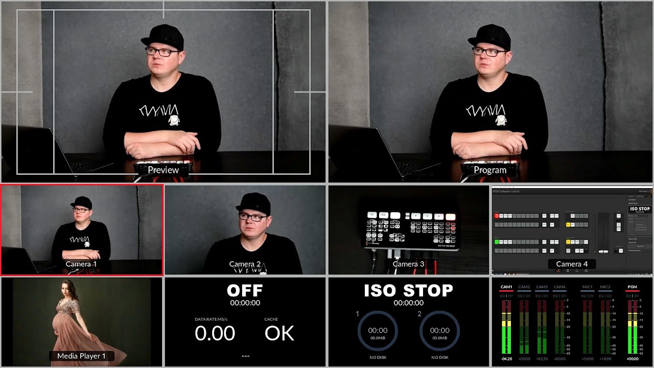 274 ATEM Mini Pro ISO - przełącznik wideo do zaawansowanego streamingu