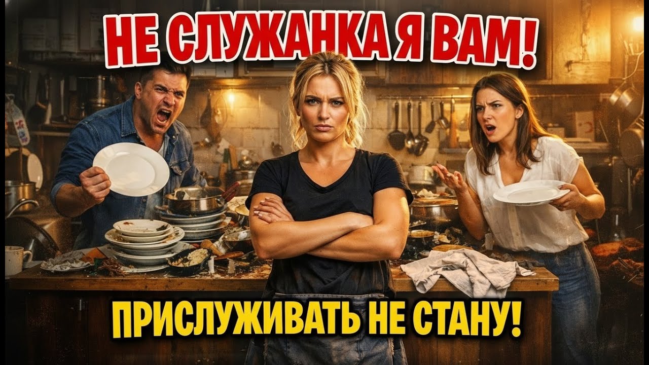 НЕ БУДУ ПРИСЛУЖИВАТЬ! Света отказалась обслуживать МУЖА и его СЕСТРУ