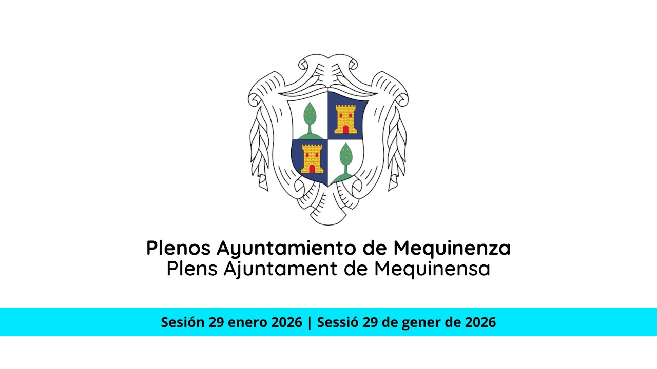 Sesión extraordinaria de pleno del jueves 29 de enero de 2026