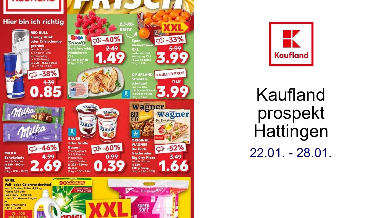 Kaufland prospekt Hattingen  22.01. - 28.01.