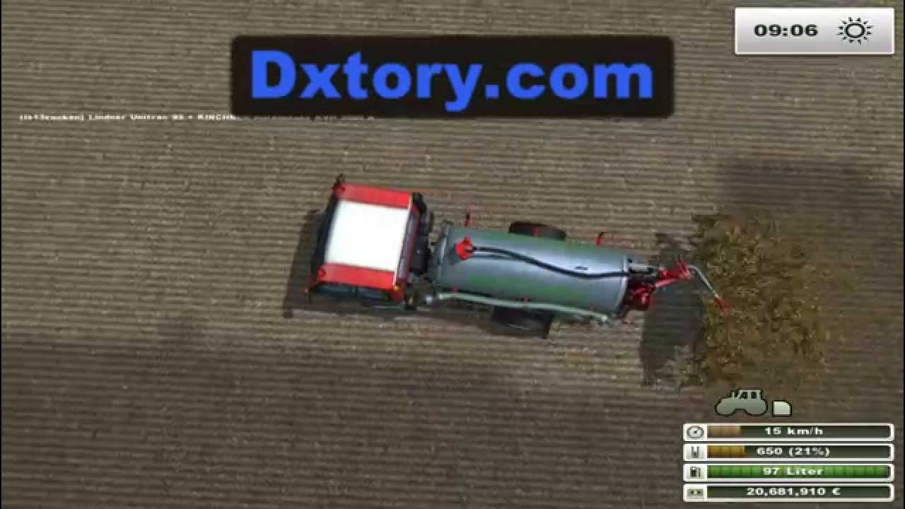 (LS13) Lindner Unitrac 92 + Kirchner Aufbaufass KVH 3000 A! (Lindner DLC Test)