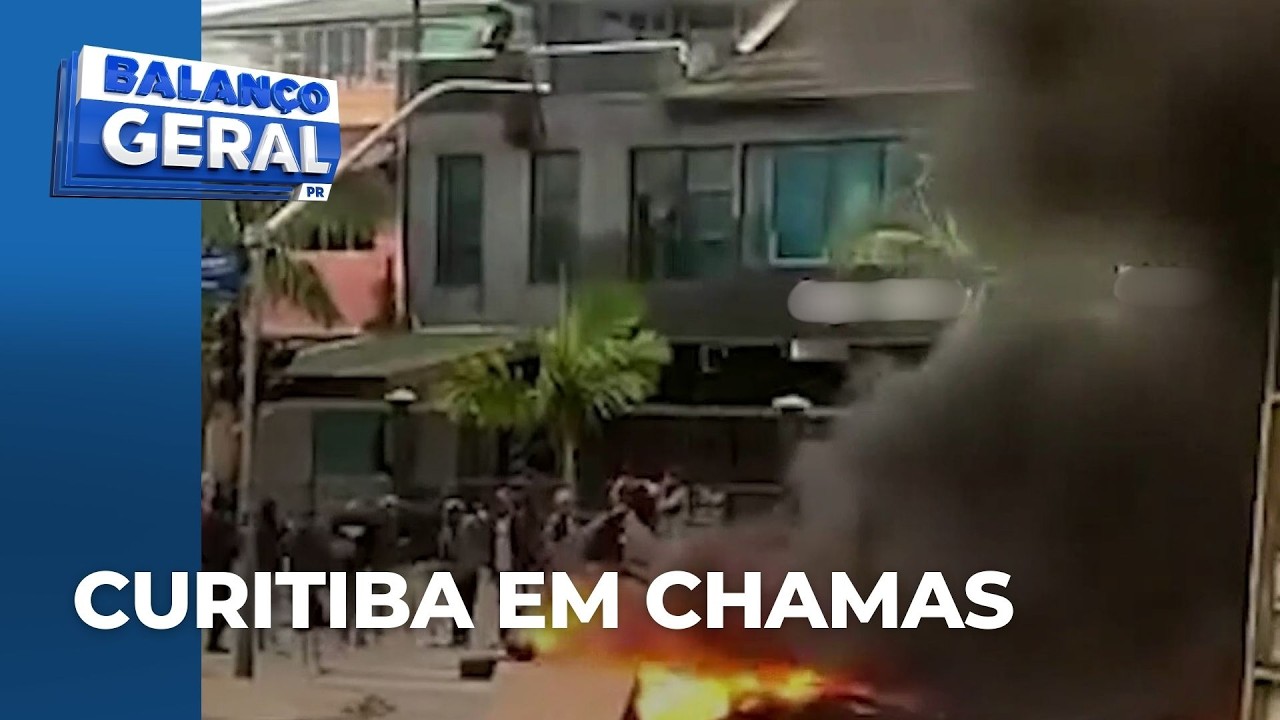 Protesto por morte de dois suspeitos durante confronto vira confusão em Curitiba