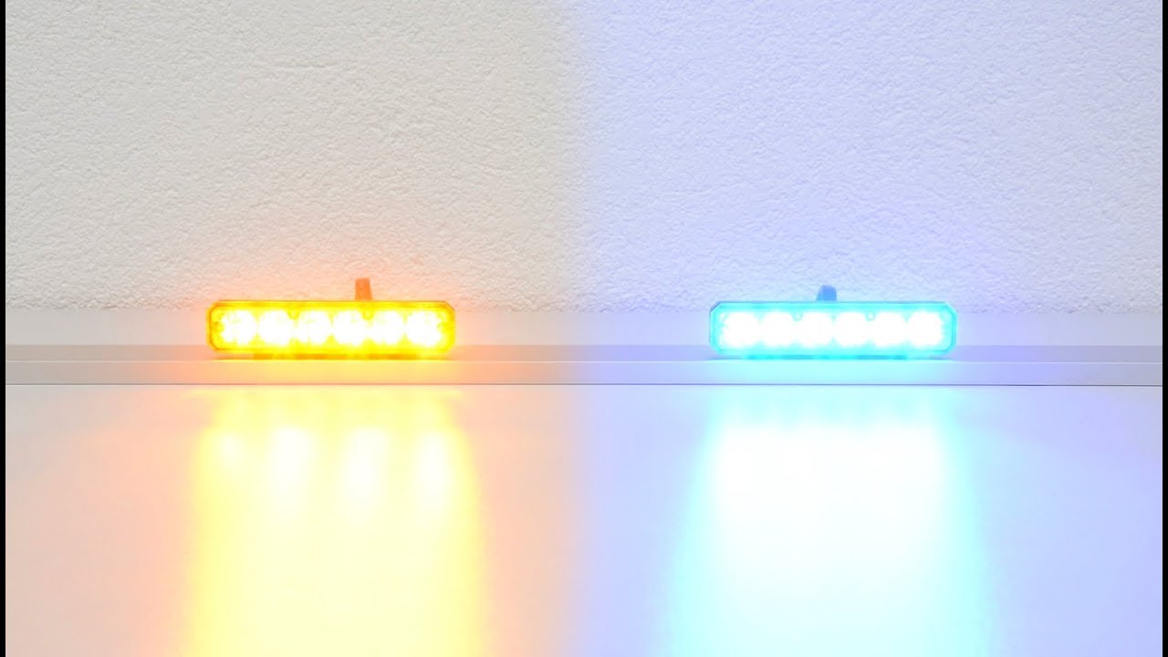 Axixtech / Juluen MS6 Dualcolor LED-Frontblitzer blau/gelb