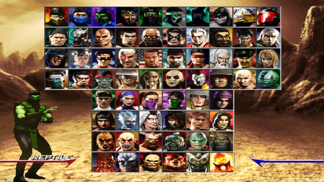 Mortal Kombat Armageddon - (MUGEN) Reptile Playthrough