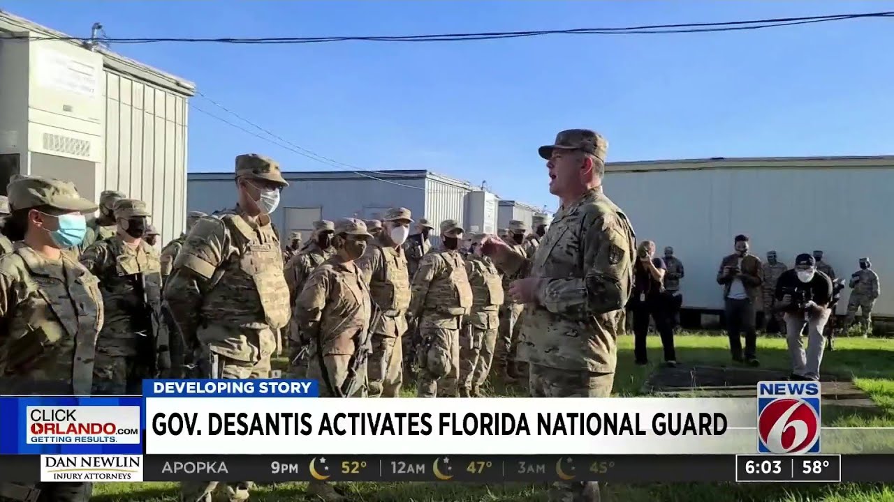 Gov. DeSantis activates Florida National Guard