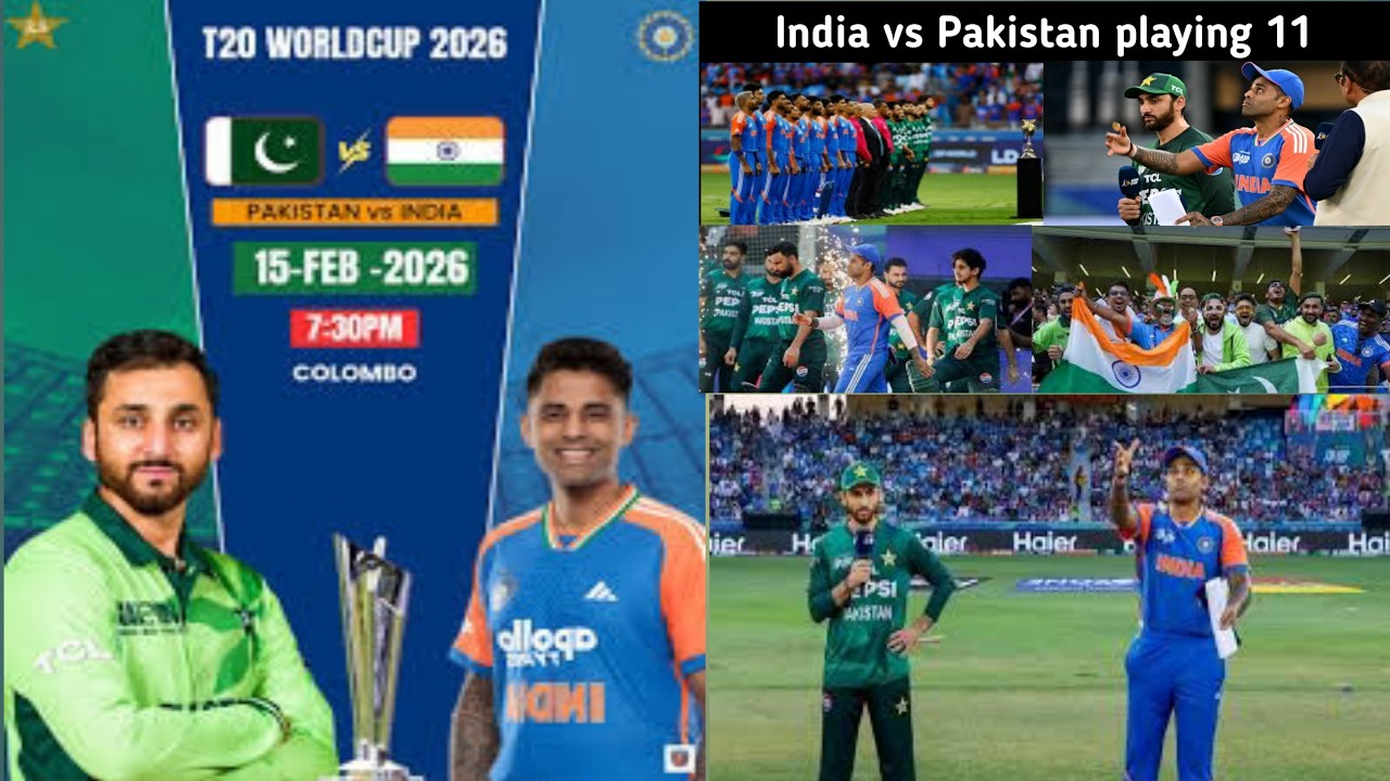 India vs Pakistan playing 11 | T20 world Cup 2026 ind vs pak Squad | ind vs pak t20 match news 2026