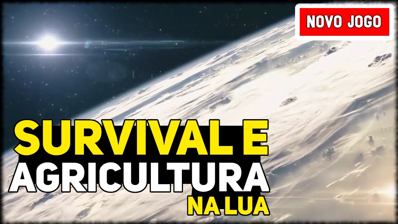 NOVO Jogo de SOBREVIV&Ecirc;NCIA e AGRICULTURA na LUA | Conhecendo MOON FARMING | Gameplay PC EP 01