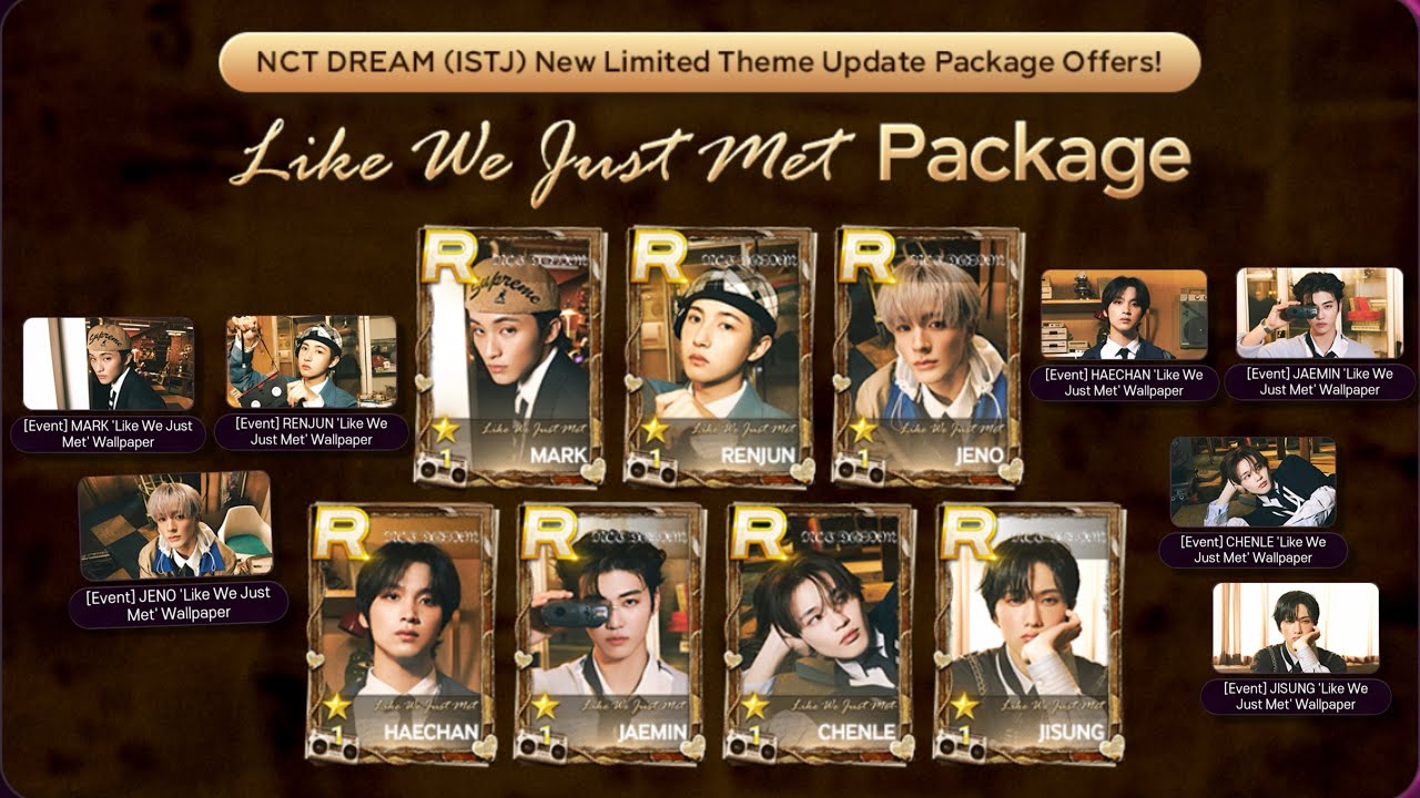 Superstar SMTOWN | NCT DREAM 'Like We Just Met' Le Theme Completed + 7 Wallpaper ✅