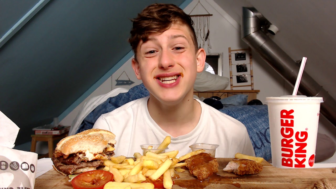 BURGER KING MUKBANG😍!!