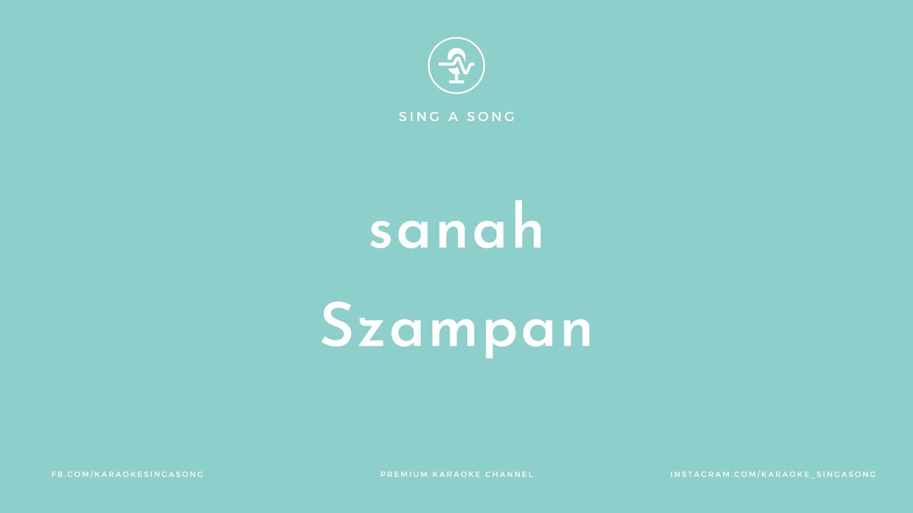 sanah - Szampan (Karaoke/Instrumental)