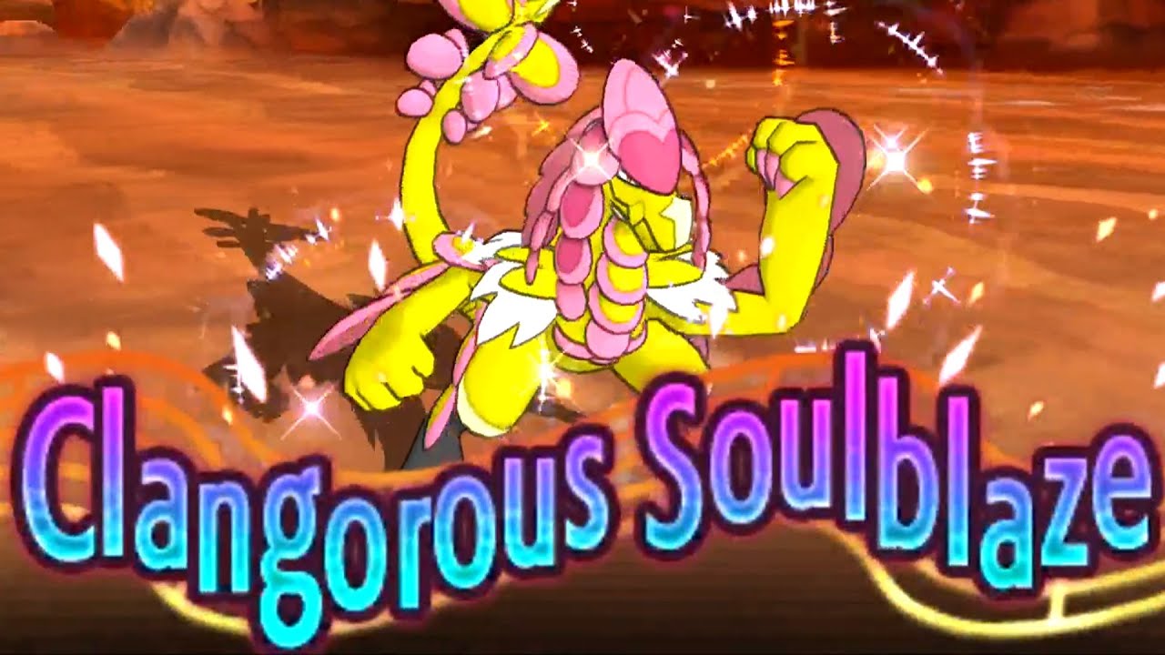 Kommo-o Special Z Move: Clangorous Soulblaze (Clanging Scales + Kommonium Z)