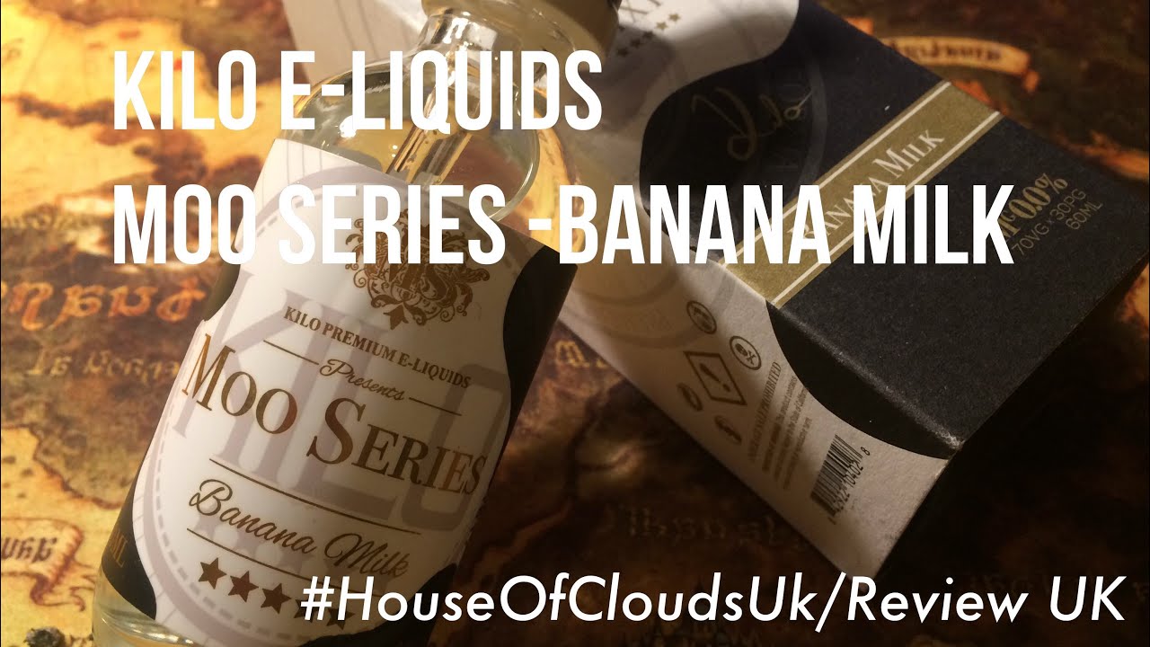 Kilo E-Liquid Moo Series BANANA MILK 🍌🥛