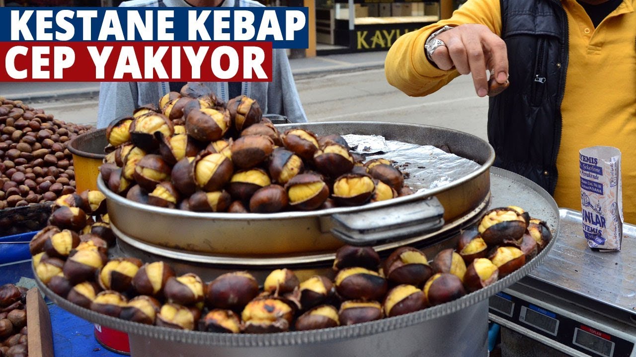 Adana'da Çiğ Kestanenin Kilosunun 30, Pişmişinin 50 Liradan Satılıyor