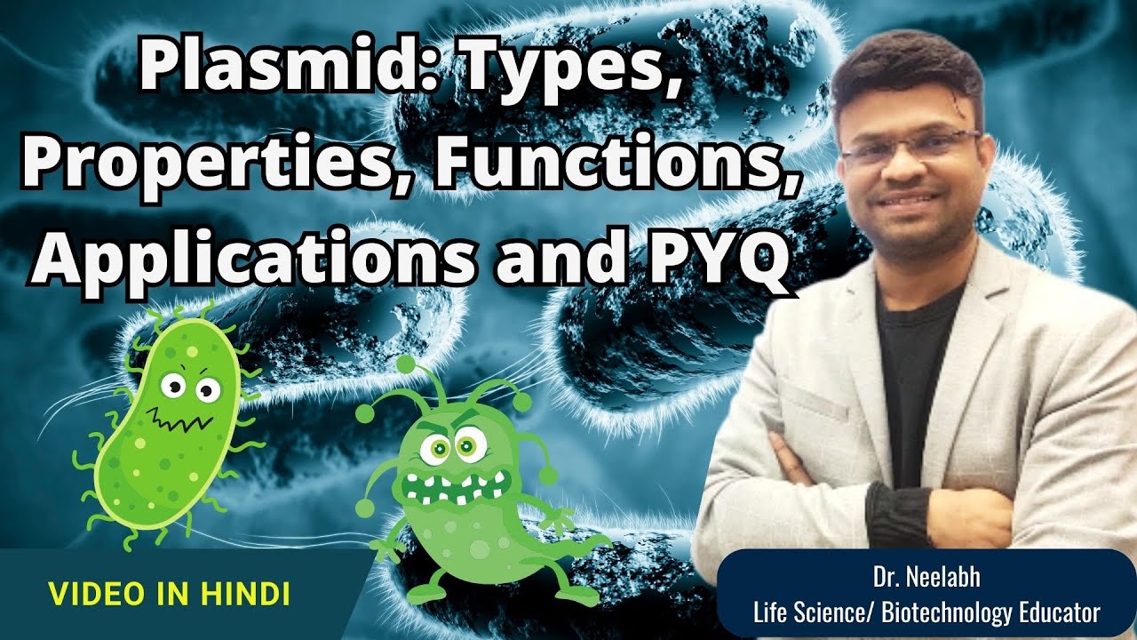 Plasmid: Types, Properties, Functions, Applications and PYQ #csirnet #gatebt #gatb #exampreparation