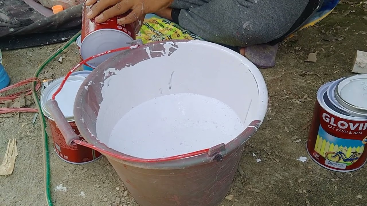 cara campuran cat plamor,, Perahu Mandar..... Pambusuang 01....Halo Anak Mandar...