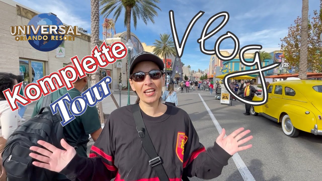 Universal Studios Freizeitpark Orlando KOMPLETTE Park Tour Achterbahnen & Harry Potter VLOG