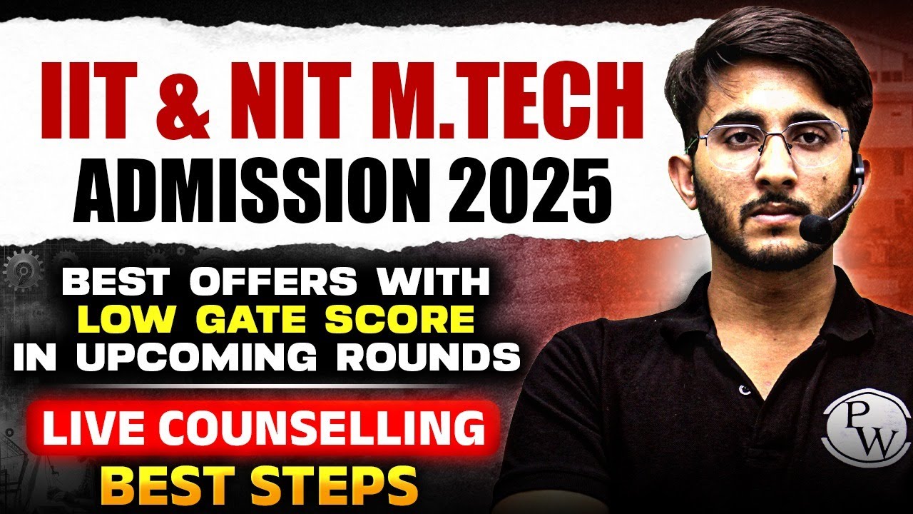 COAP 2025 Round 3 Offers Released | IIT and NIT M.Tech Admission | How to Choose the Best Offer