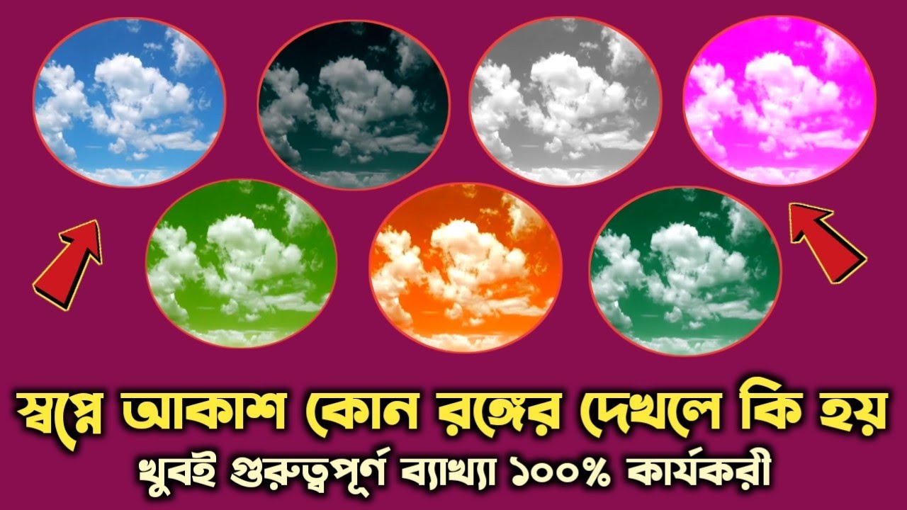 স্বপ্নে কোন রঙ্গের আকাশ দেখলে কি হয় | shopne kon ronger akash dekhle ki hoy | shopner bekkha |