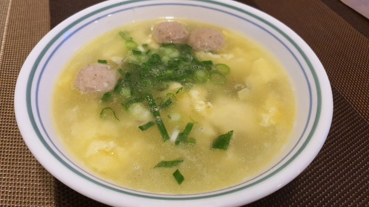 Omelette soup in 10 minutes