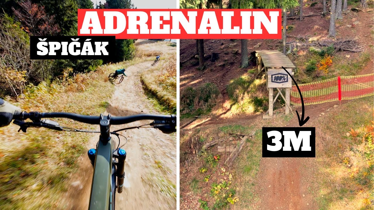 Zum ERSTEN MAL im BIKEPARK ŠPIČÁK I 2x CHRASH I Mein bisher größter DROP