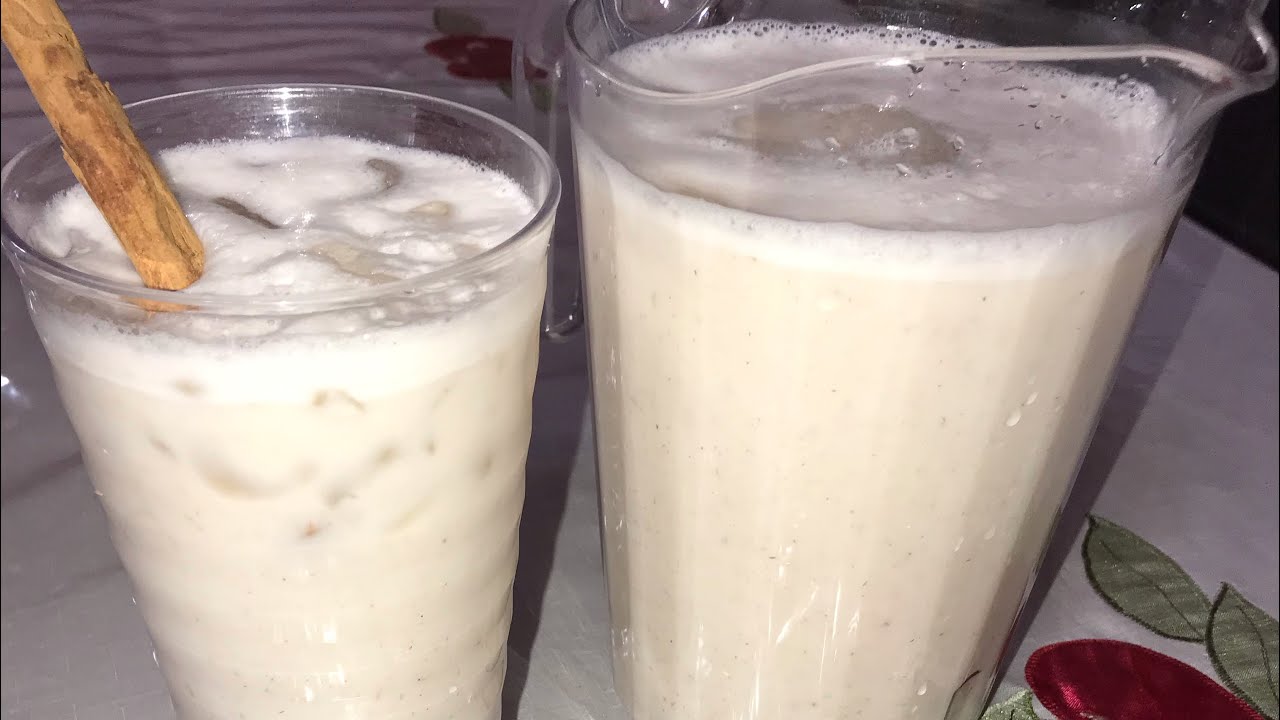 🔴como preparar agua de horchata natural