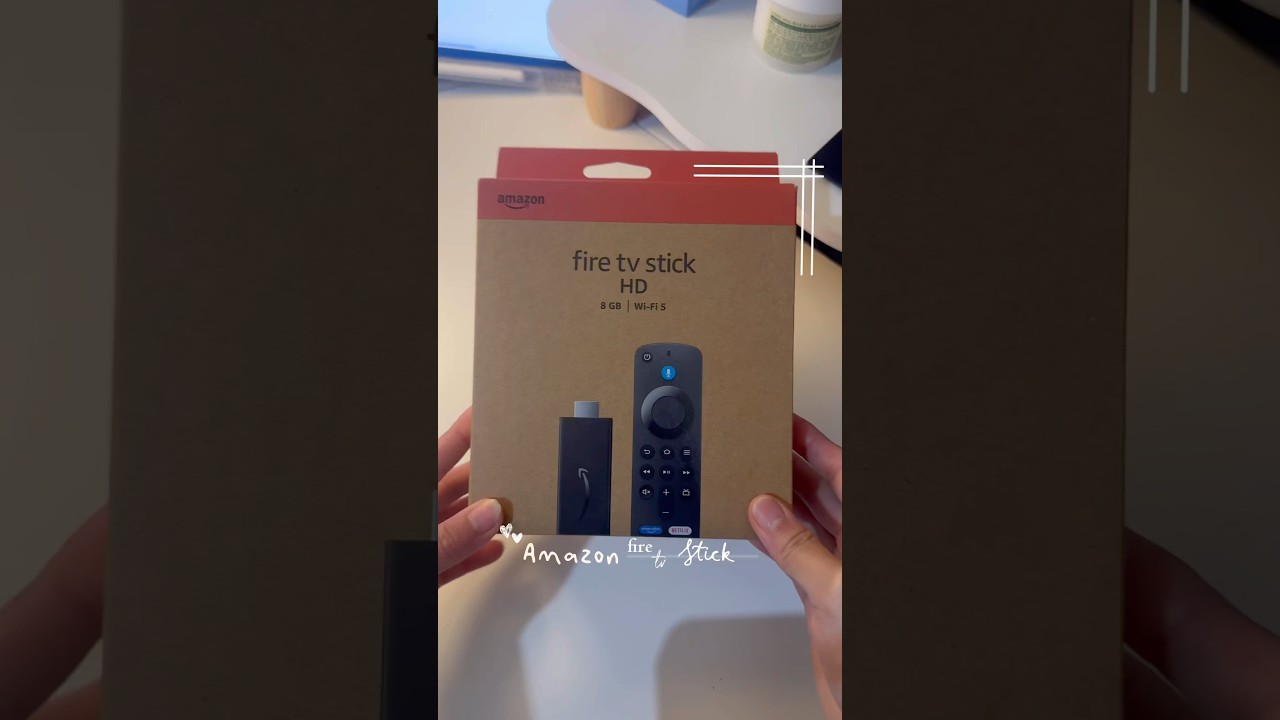 Unboxing Amazon Fire TV Stick HD 📺 #amazon #firetvstick #unboxing #shorts