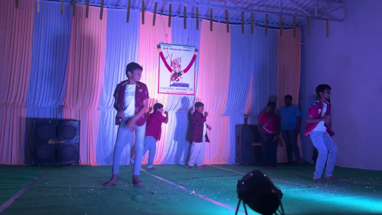 Aaluma dolluma dance by boys…One stage, one spotlight, unstoppable energy 🕺🕺✨
