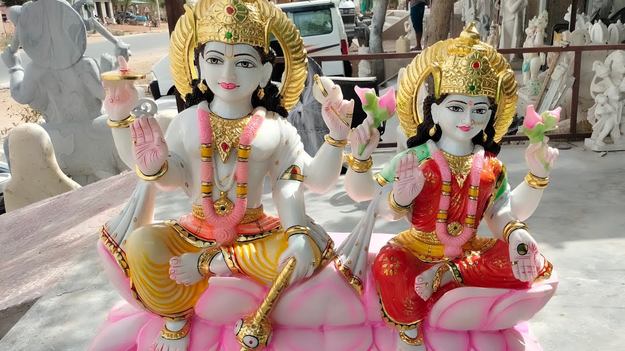 laxmi narayan marble murti | Vishnu laxmi mata murti...9057296034
