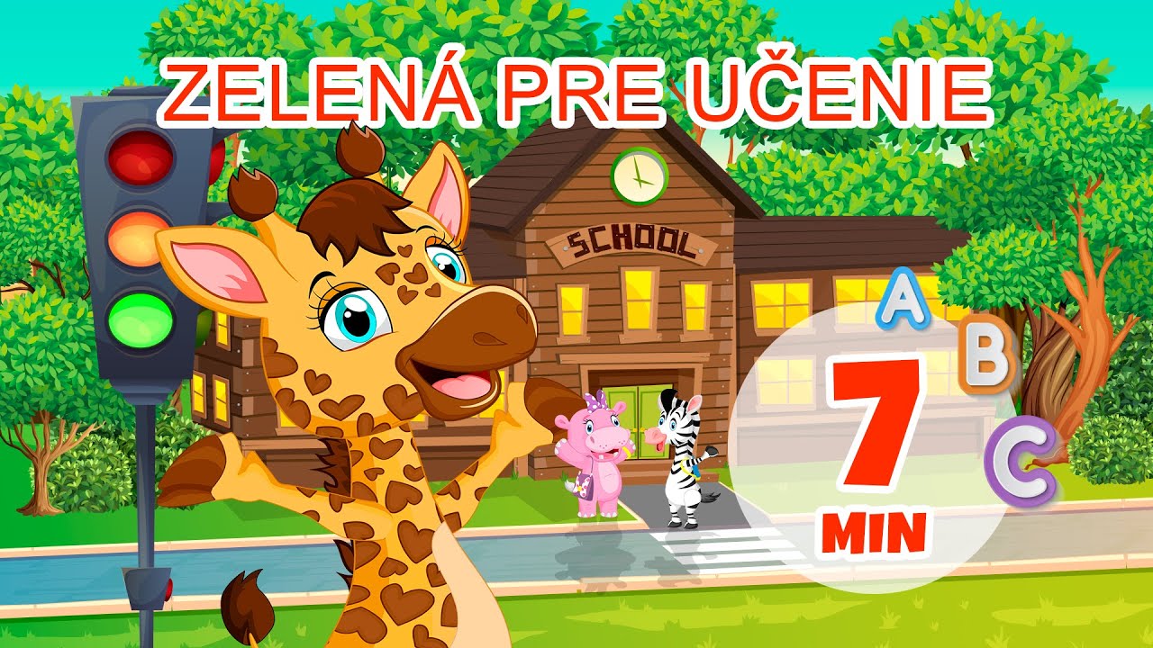 Zelená na učenie - 7 min Giramille | Detské riekanky a pesničky
