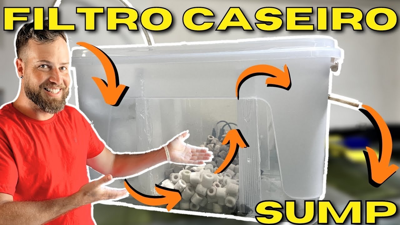 PASSO A PASSO COMO FAZER UM FILTRO SUMP CASEIRO PARA AQUÁRIO MUITO BARATO